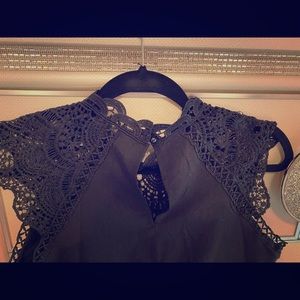 Black Sheer Blouses